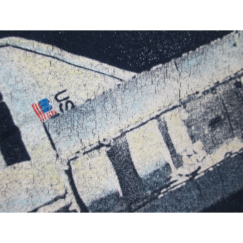 VINTAGE Kennedy Space Center‎ Shirt Mens XL Blue Space Universe USA 1994* - Picture 6 of 11